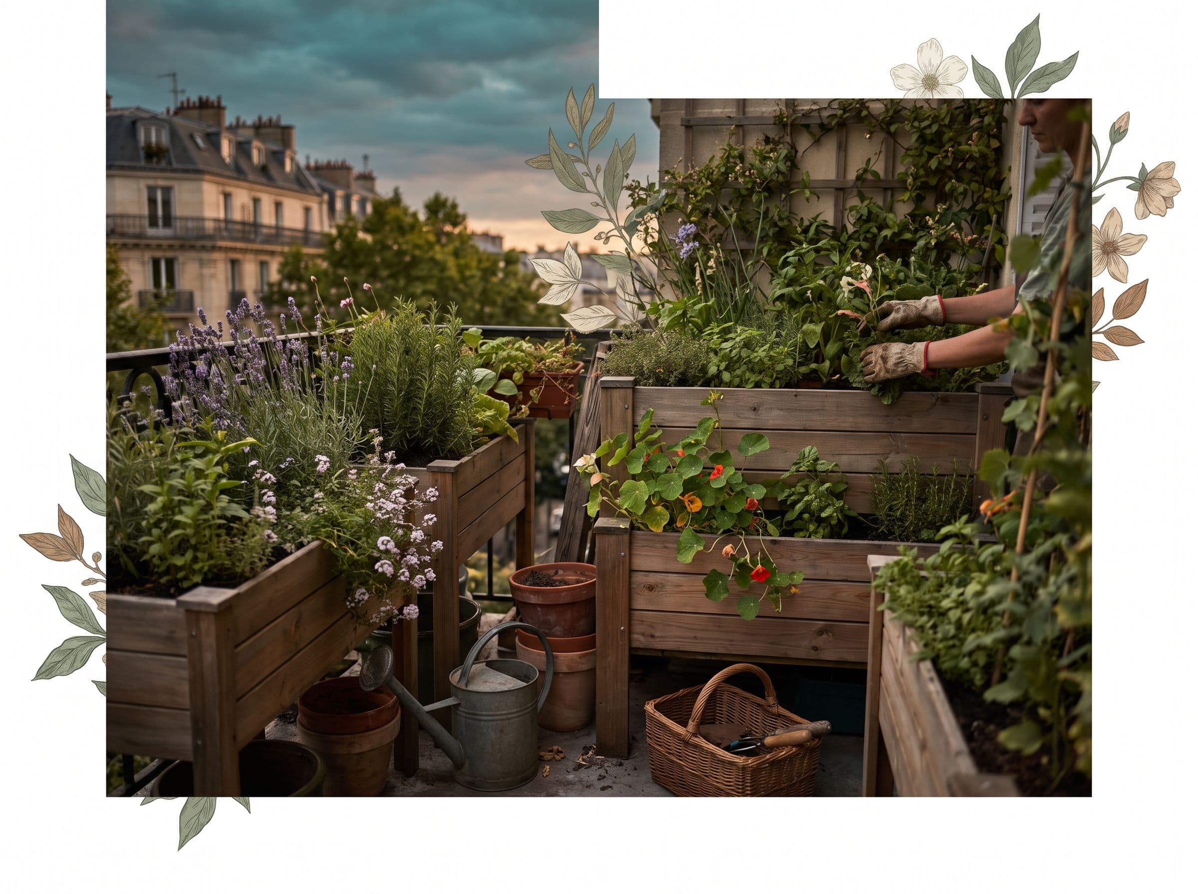 Comment entretenir un bac potager en hiver